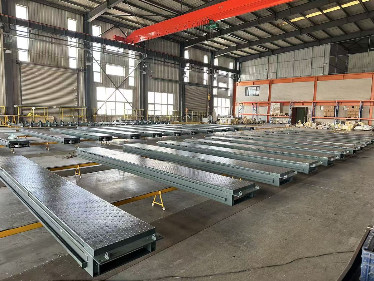 Automotive lift platforms arranged for batch production