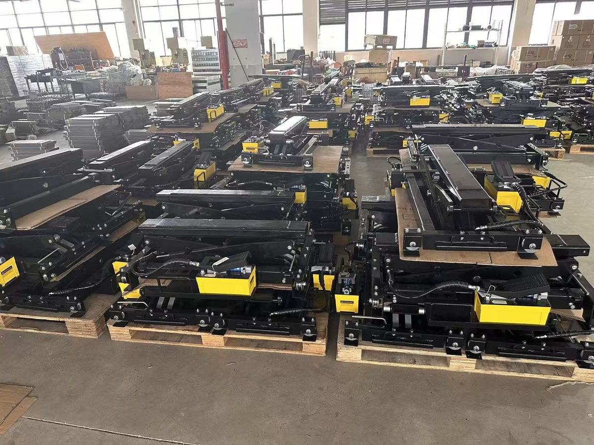 Scissor lift assemblies prepared in the Autokato factory