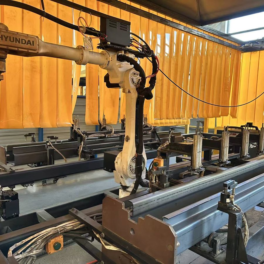 Robotic welding equipment used in Autokato manufacturing