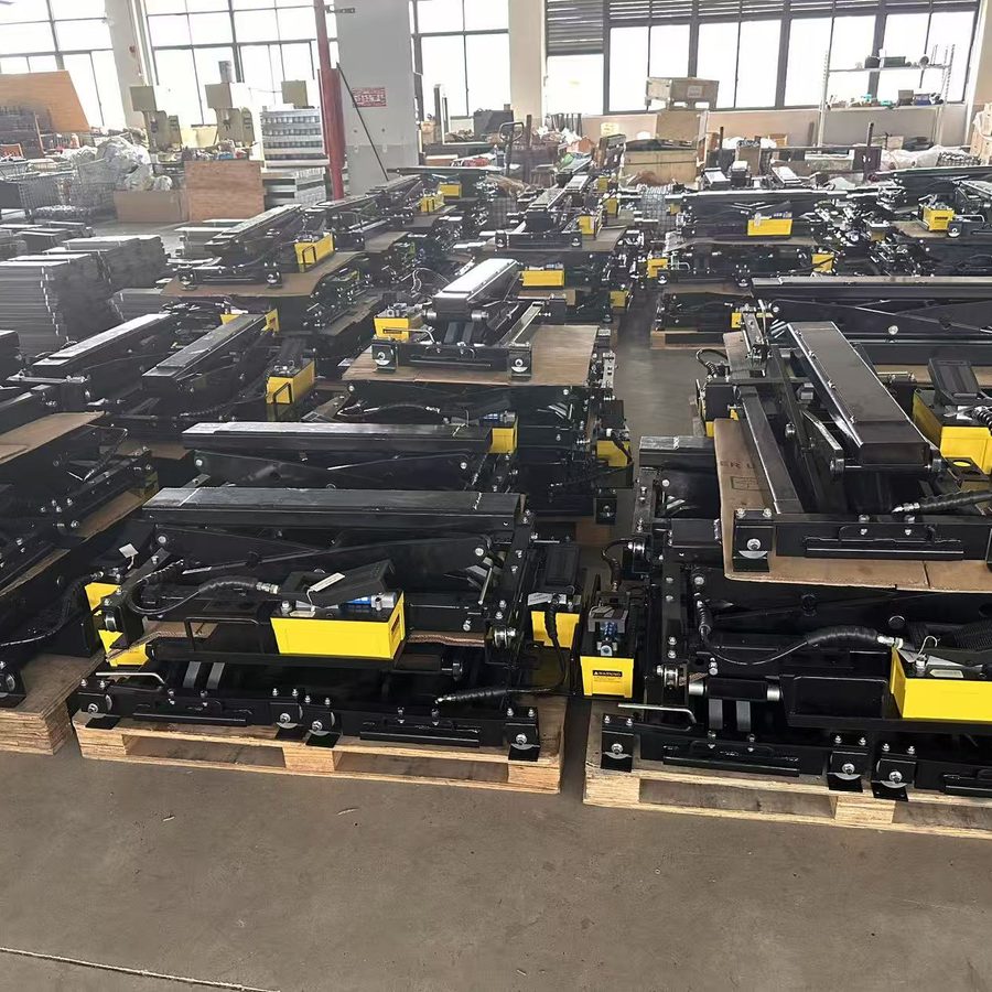 Batch assembly of automotive scissor lift equipment