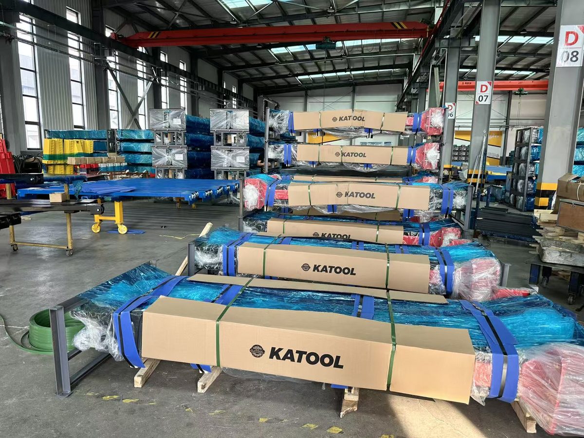 KATOOL branded automotive lift equipment prepared under an OEM program
