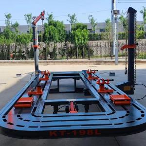 KATOOL 20 FEET LONG AUTO BODY FRAME MACHINE 2 TOWERS WITH CLAMPS, HOOKS, TOOLS KATOOL 20 FEET LONG AUTO BODY FRAME MACHINE 2 TOWERS WITH CLAMPS, HOOKS, TOOLS