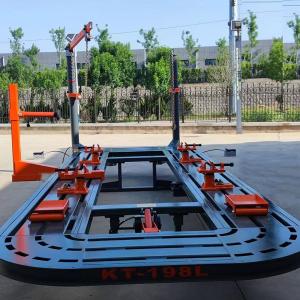 KATOOL 20 FEET LONG AUTO BODY FRAME MACHINE 3 TOWERS WITH CLAMPS, HOOKS, TOOLS  KATOOL 20 FEET LONG AUTO BODY FRAME MACHINE 3 TOWERS WITH CLAMPS, HOOKS, TOOLS