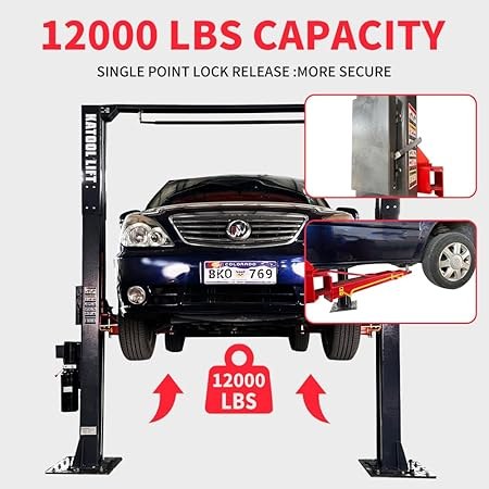 Autokato KT-AM120SD 12,000lbs Two Post Lift - Image 1