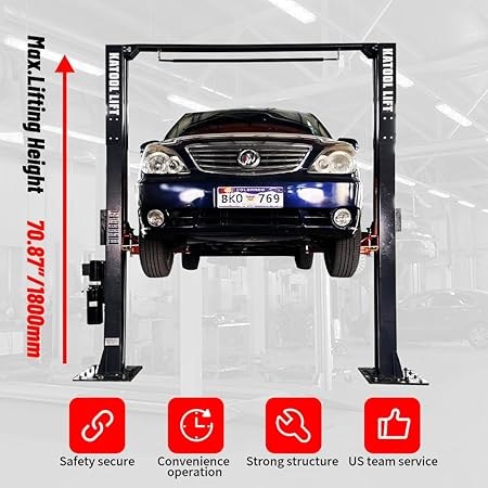 Autokato KT-AM120SD 12,000lbs Two Post Lift - Image 2