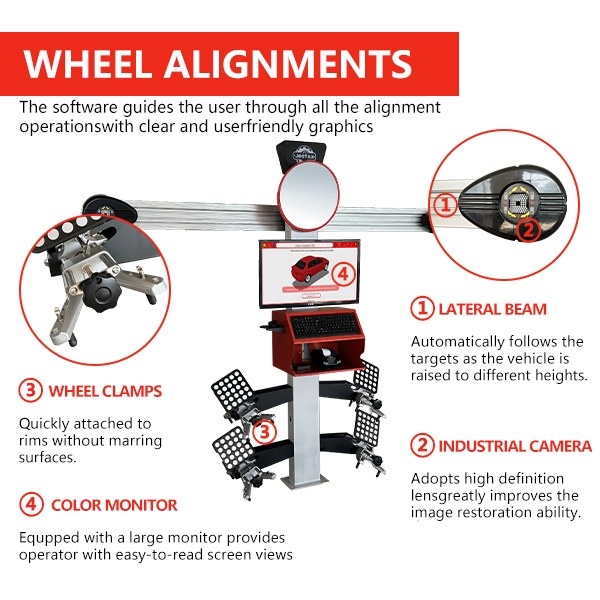 Autokato KT-AV533 3D Wheel Alignment Machine - Image 2