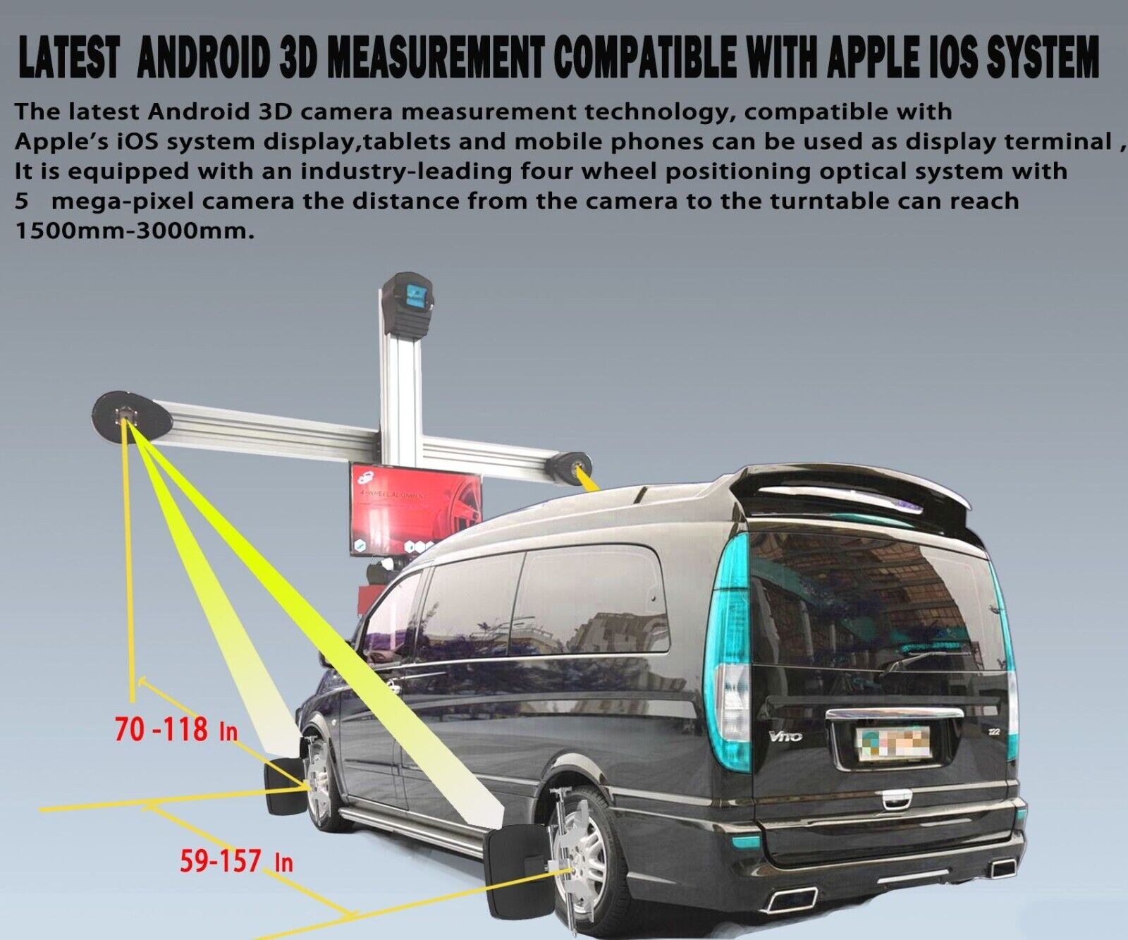 Autokato KT-AV9 PRO Wheel Alignment Machine - Image 4