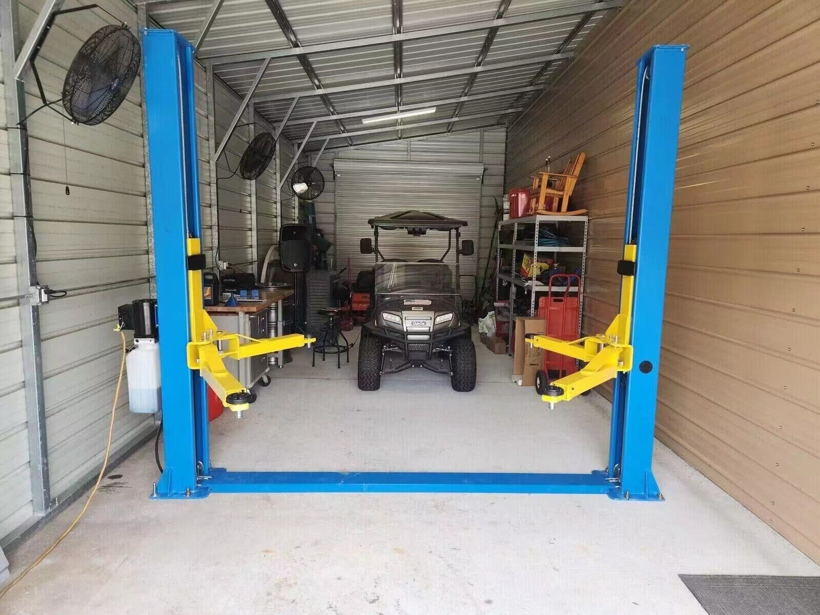 Autokato KT-H105 10,000 lb Two Post Vehicle Lift | Base Plate Car Lift - Image 4
