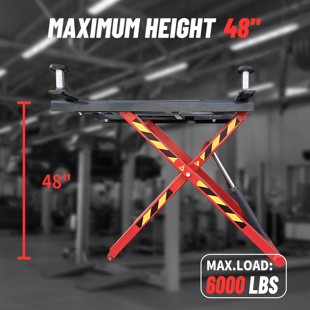 Autokato KT-X66 Portable Mid Rise Scissor lift 6,000 lbs Capacity - Image 1