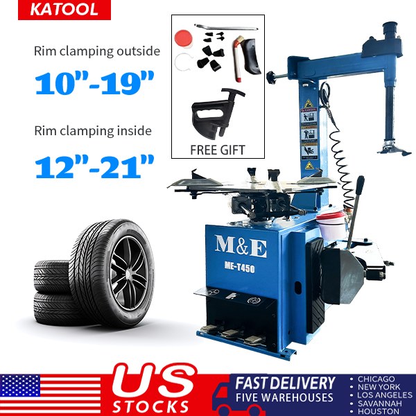 M&E ME-T450 Tire Changer Machine | 10 in–24 in Rim Capacity
