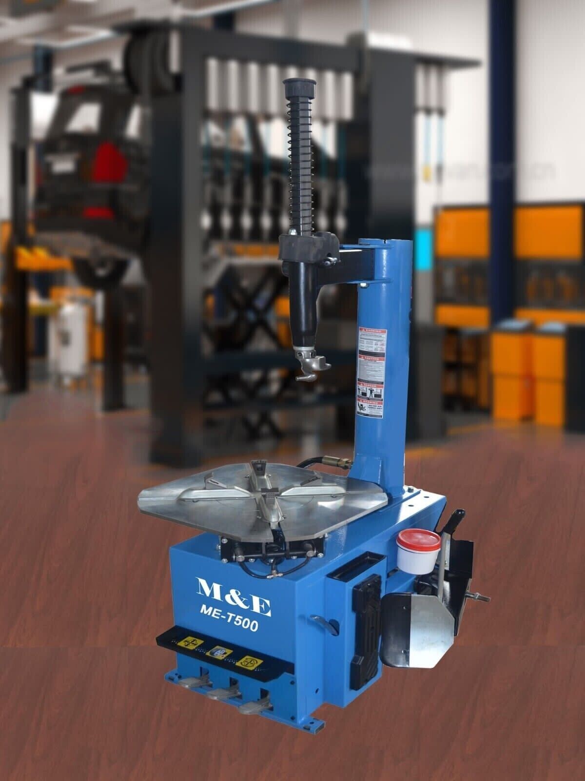 Autokato M&E ME-T500 Swing Arm Tire Changer Machine | 12 in–24 in Rim Capacity Tire Changer - Image 2