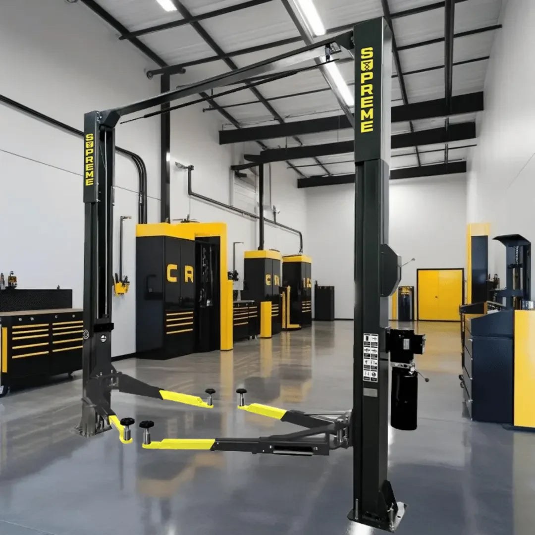 Autokato Supreme SP-10CFX 10,000 lb Clear Floor 2 Post Car Lift - Image 2