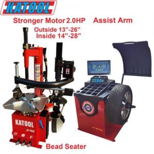 Tire Changer Machine Katool KT-T835 and Wheel Balancer KT-B750 Tires Repair Tire Changer Machine Katool KT-T835 and Wheel Balancer KT-B750 Tires Repair