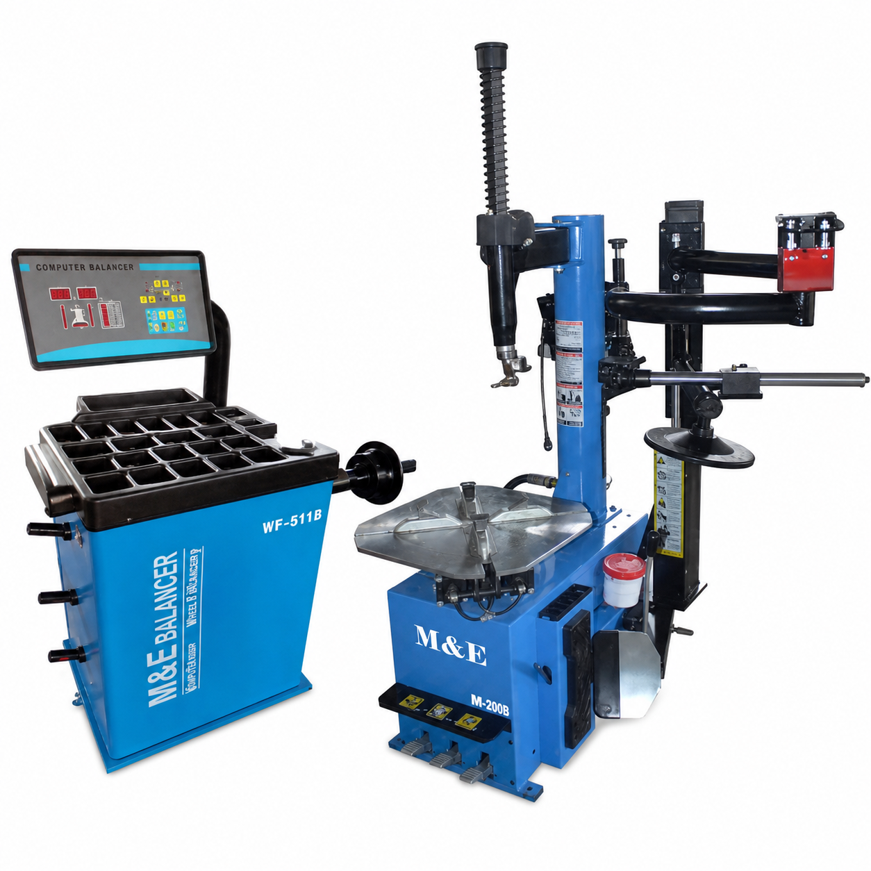 KATOOL ME-T550 Tire Changer and ME-B610 Wheel Balancer Combo